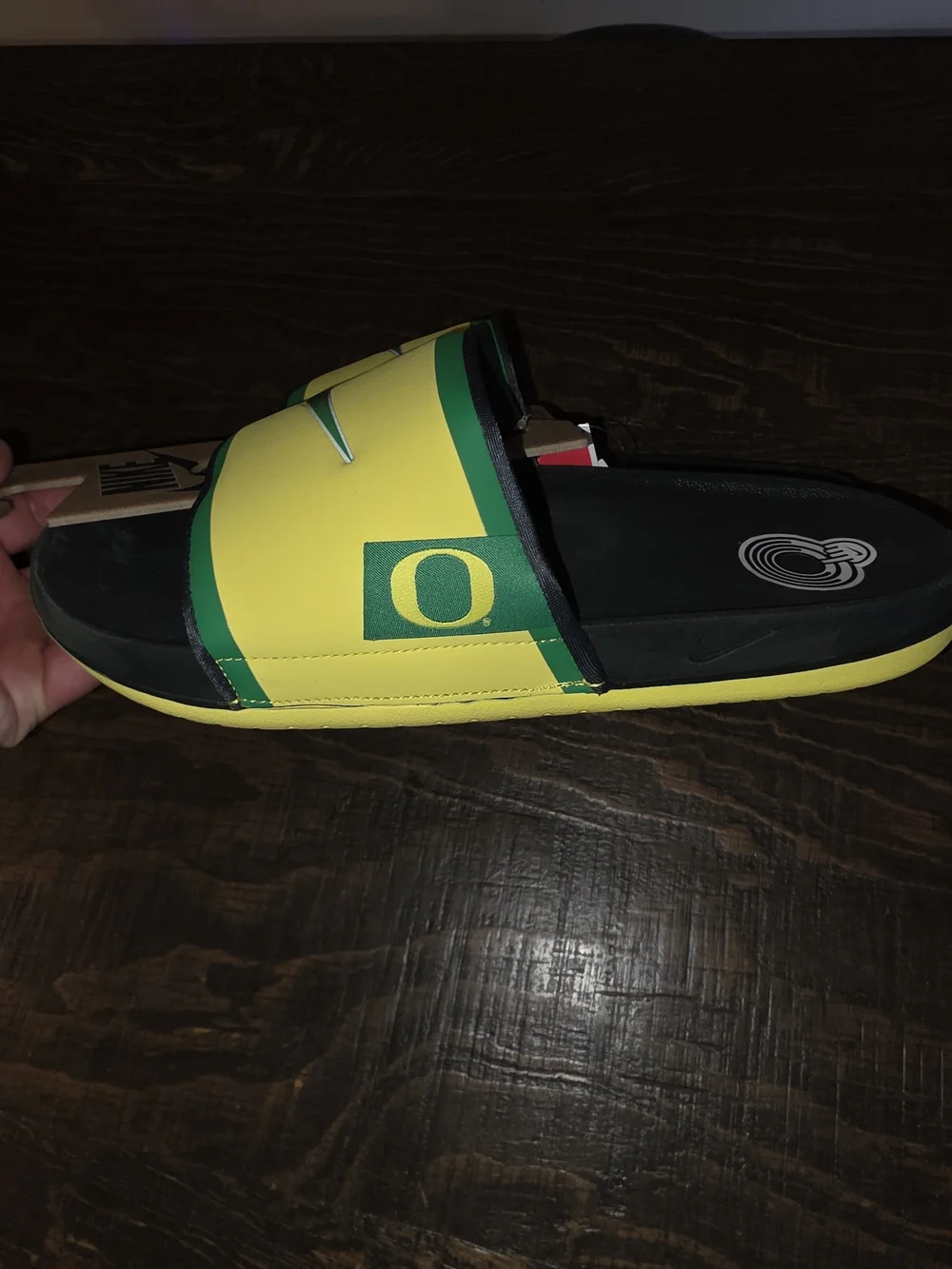 Nike Oregon Ducks Off Court Slides.size 10m Nwt